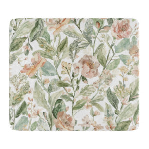 Planche À Découper Jardin Botanique Vert Feuilles Luxuriantes Floral