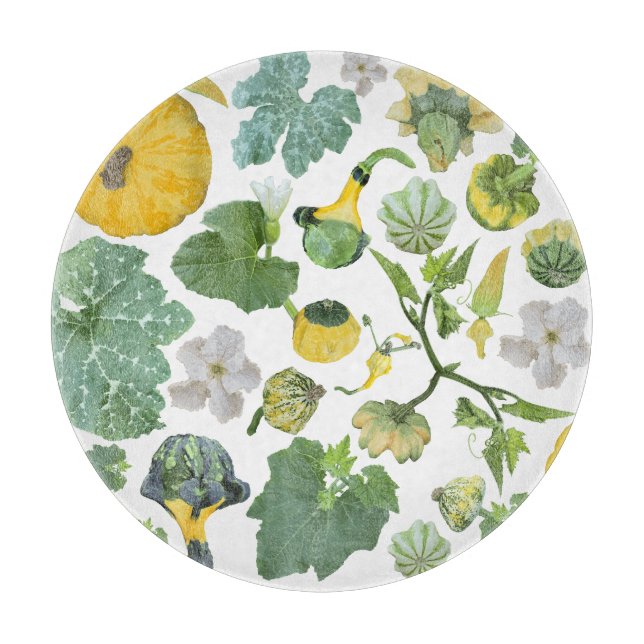 Planche À Découper Jardin de courges  (Devant)