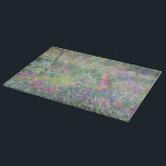 Planche À Découper Jardin de Giverny par Claude Monet<br><div class="desc">Claude Monet - Jardin à Giverny. Belle peinture impressionniste d'un jardin à Giverny par Claude Monet.</div>