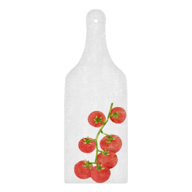 Planche À Découper Jardin de légumes d'été Tomato tendance (Devant)