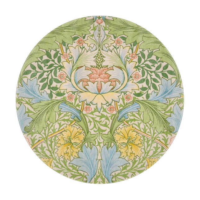 Planche À Découper Jardin de myrte de William Morris Floral Classique (Devant)