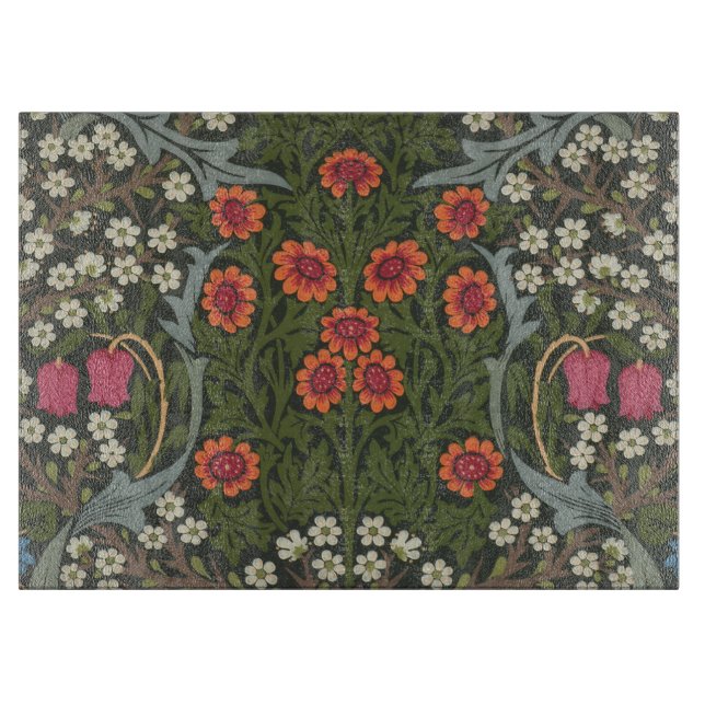 Planche À Découper Jardin Fleur Classique d'Églantier de William Morr (Devant)