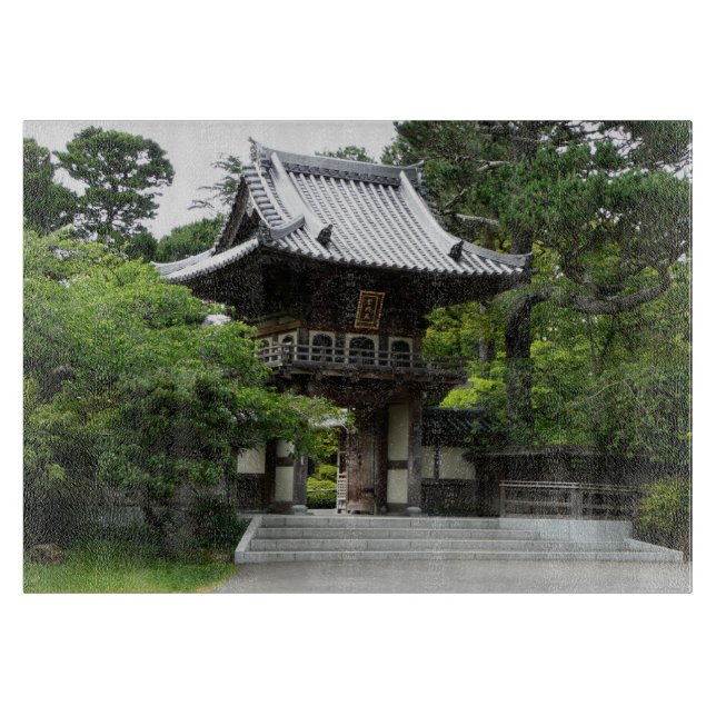 Planche À Découper Jardin japonais de thé à San Francisco (Devant)