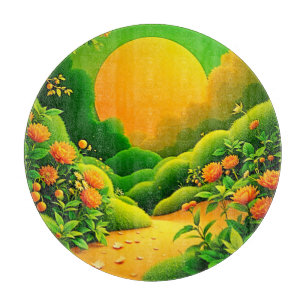 Planche À Découper Jardin Orange Luxuriant