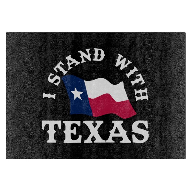 Planche À Découper Je suis avec le Texas (Devant)