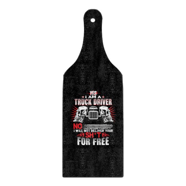 Planche À Découper Je suis un camion (Devant)