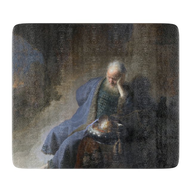 Planche À Découper Jeremiah Lamenting sur la chute de Jérusalem, Remb (Devant)