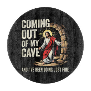Planche À Découper Jésus sortant de ma grotte
