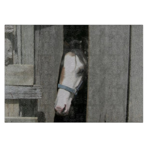 Planche À Découper Jeter un coup d'oeil le cheval
