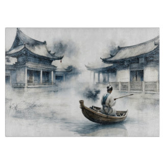 Planche À Découper Jeu de coupe Japon tranquille