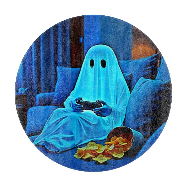 Planche À Découper Jeu Ghost Soirée Cosy En Design (Devant)