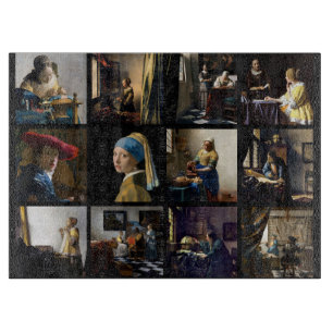 Planche À Découper Johannes Vermeer - Grille des chefs-d'oeuvre