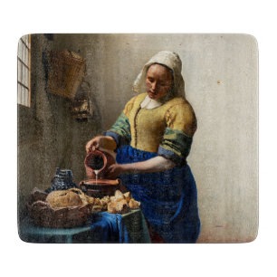 Planche À Découper Johannes Vermeer - La Milkmaid
