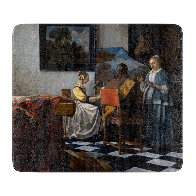 Planche À Découper Johannes Vermeer - Le Concert (Devant)