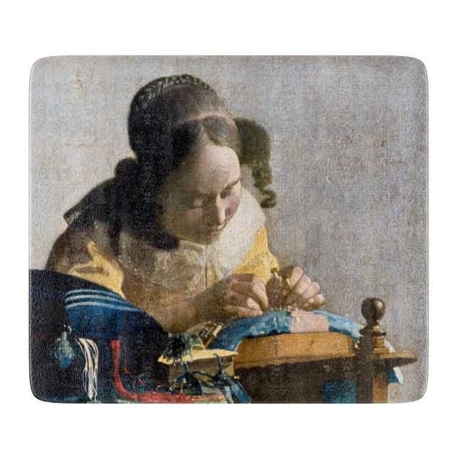 Planche À Découper Johannes Vermeer - Le Lacemaker (Devant)