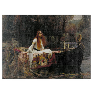 Planche À Découper John William Waterhouse The Lady Of Shalott (1888)