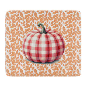 Planche À Découper Joli bonjour chute plaid citrouille