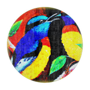 Planche À Découper Joli Oiseaux Couple. Commandez dès maintenant