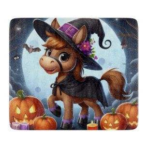 Planche À Découper Jolie Halloween/Automne, chauve-souris et citrouil