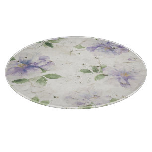 Planche À Découper Jolies fleurs de lavande violette