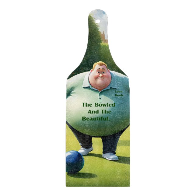 Planche À Découper Jolly Lawn Bowler Man, (Devant)