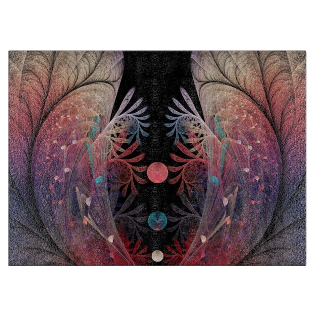 Planche À Découper Jonglage Abstrait Art moderne Imaginaire fractal (Devant)