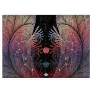 Planche À Découper Jonglage Abstrait Fantastique Moderne Art Fractal