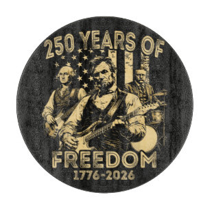 Planche À Découper Jouer de la guitare 4 juillet 250e anniversaire