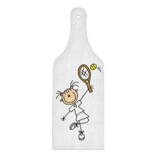 Planche À Découper Joueuse de tennis Figure féminine