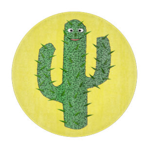 Planche À Découper Jour des morts heureux Cactus