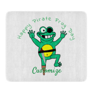 Planche À Découper Joyeuse journée de la grenouille pirate Thunder_C