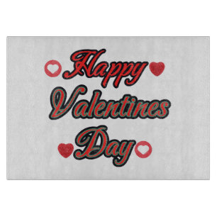 Planche À Découper Joyeuse Saint-Valentin pour le cadeau