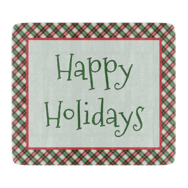 Planche À Découper Joyeuses Vacances Pays Joué (Devant)