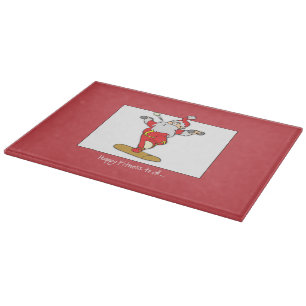 Planche À Découper Joyeux exercice de remise en forme Noël avec Père