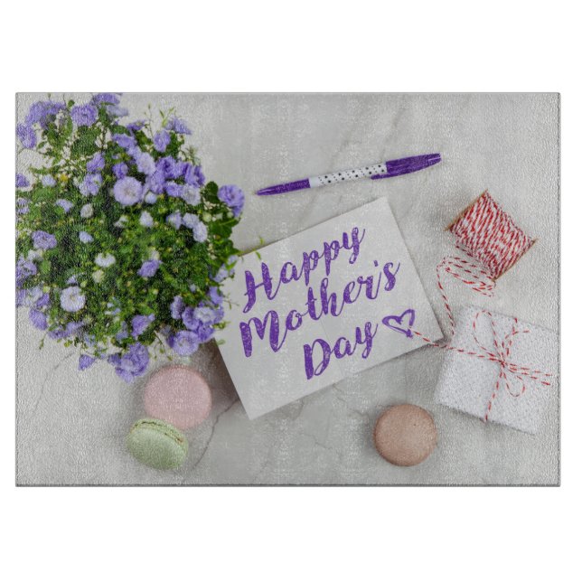 PLANCHE À DÉCOUPER JOYEUX JOUR DE MÈRE (Devant)