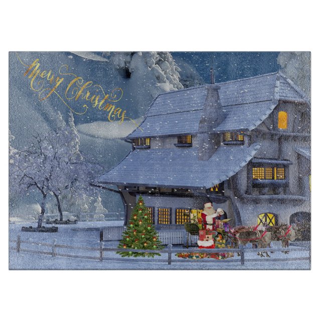 Planche À Découper Joyeux Noël (Devant)