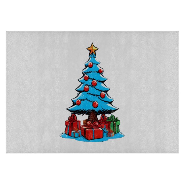 Planche À Découper Joyeux Noël 3D (Devant)