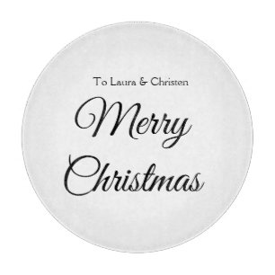 Planche À Découper Joyeux Noël ajoutez nom texte cadeau personnalisé