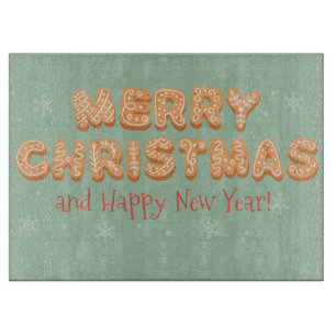 Planche À Découper Joyeux Noël et Bonne Année