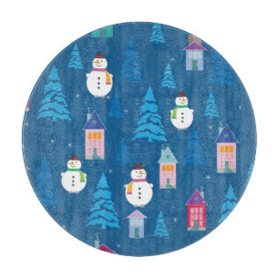 Planche À Découper Joyeux Noël Festive Motif Design