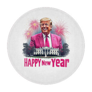 Planche À Découper Joyeux Nouvel An Trump Jour d'Inauguration 2025