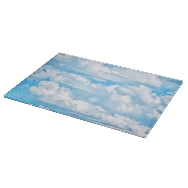 Planche À Découper Joyeux nuages ensoleillés Paysage Arrière - plan (Coin)
