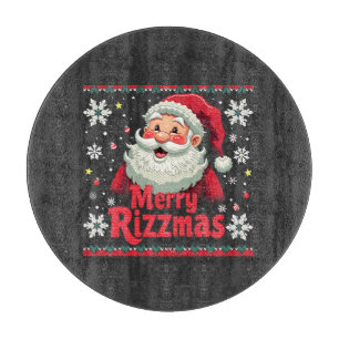 Planche À Découper Joyeux Rizzmas Santa Rizz Noël drôle Rizzler