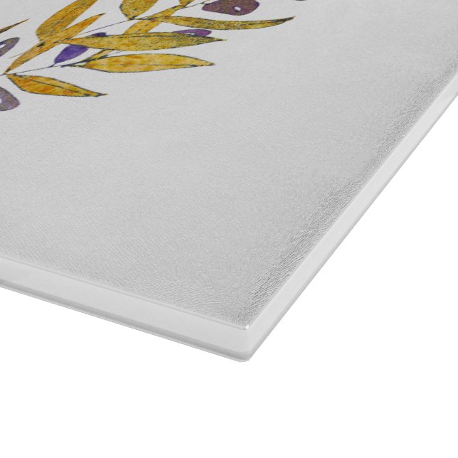 Planche À Découper Joyeux tableau de coupe en verre Hanoukka (Coin)