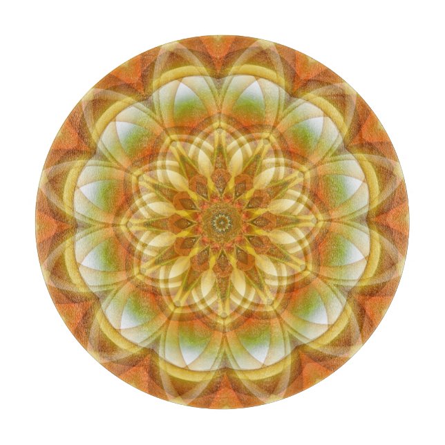 Planche À Découper Kaleidoscope d'automne (Devant)
