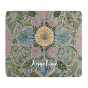 Planche À Découper Kaleidoscope floral Personnalisé