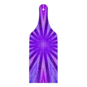 Planche à découper kaléidoscope violet/bleu