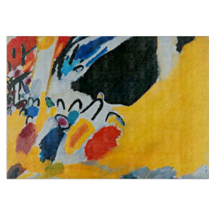Planche À Découper Kandinski Impression III Concert Peinture Abstrait