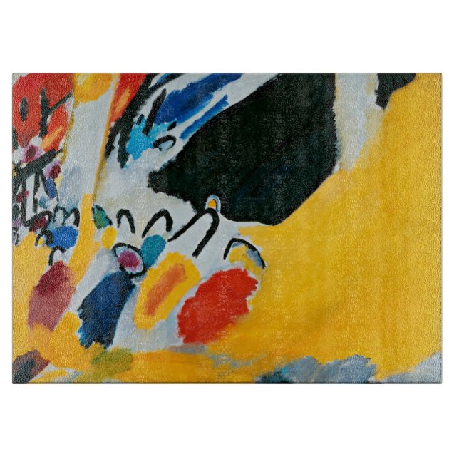 Planche À Découper Kandinski Impression III Concert Peinture Abstrait (Devant)