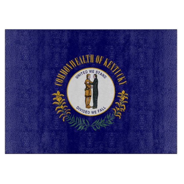Planche À Découper Kentucky : drapeau de l'État du Commonwealth améri (Devant)